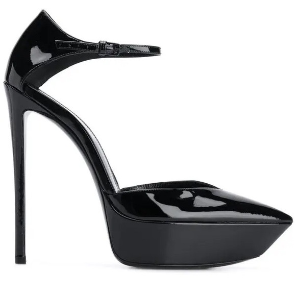 Saint Laurent Betty 110 black size 37 runway pumps never worn new in box - Picture 1 of 9